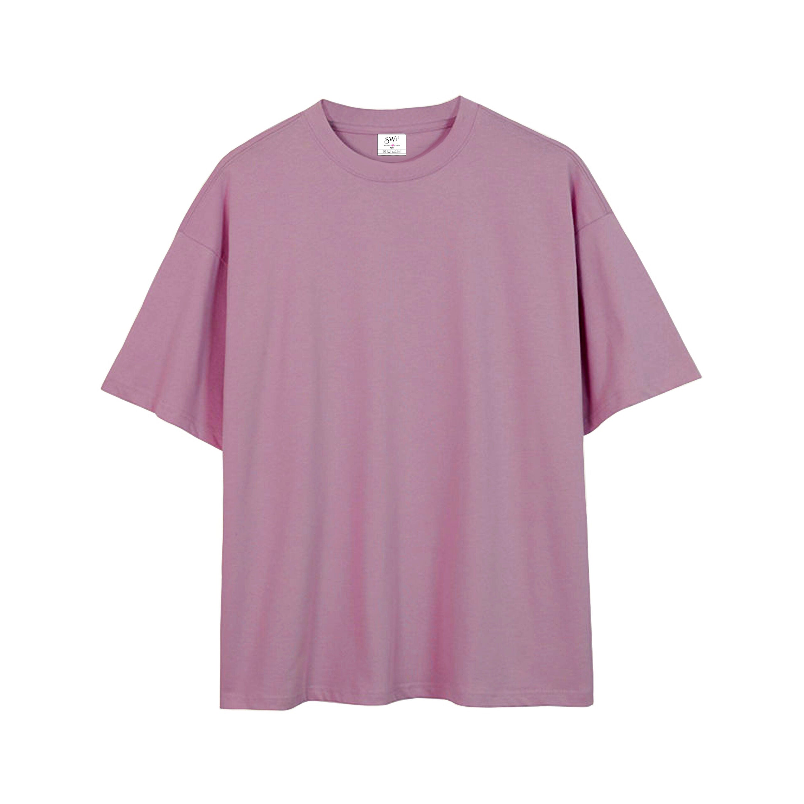 Mauve Oversized Drop Shoulder T-shirt