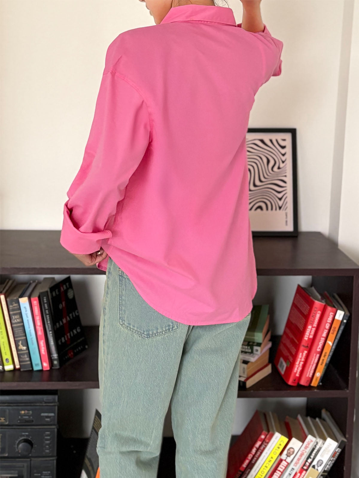 Cotton Candy Oversized Poplin Shirt