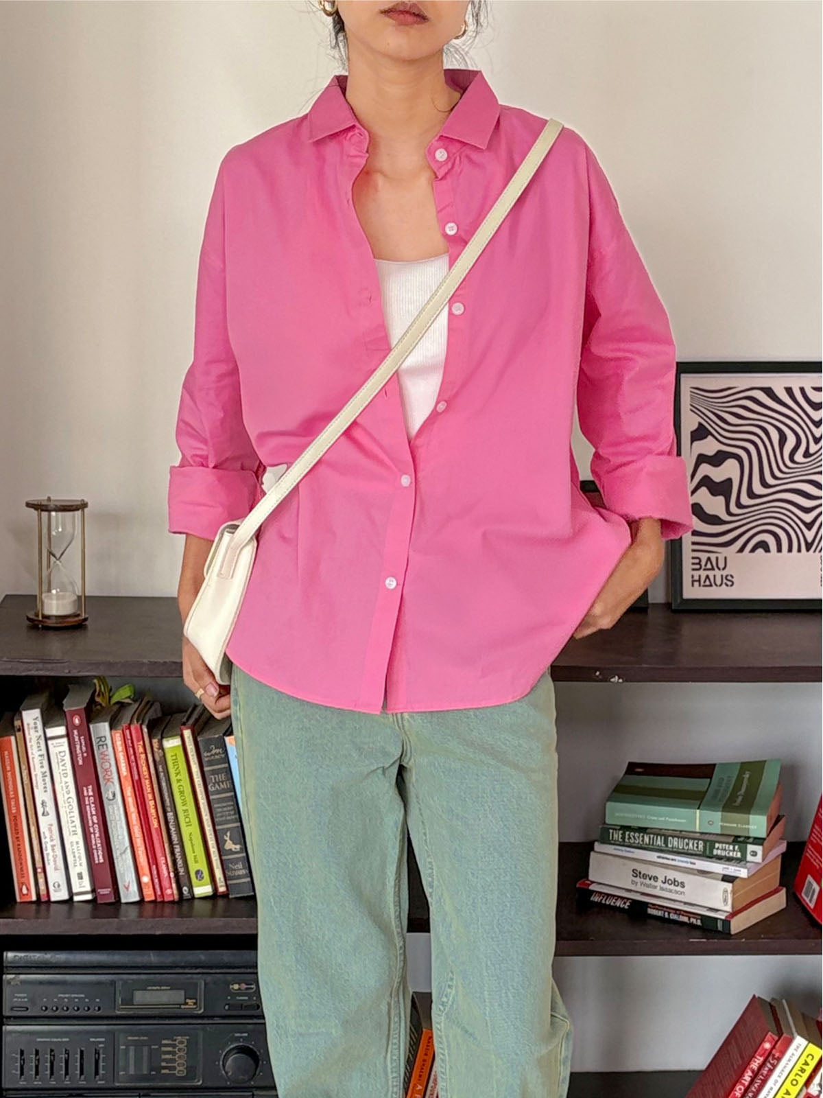 Cotton Candy Oversized Poplin Shirt