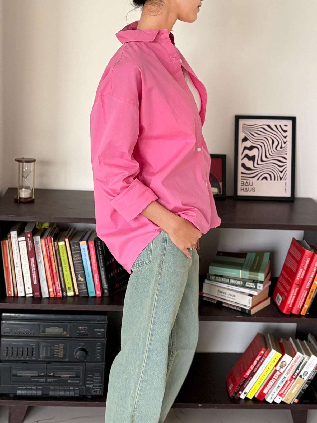 Cotton Candy Oversized Poplin Shirt