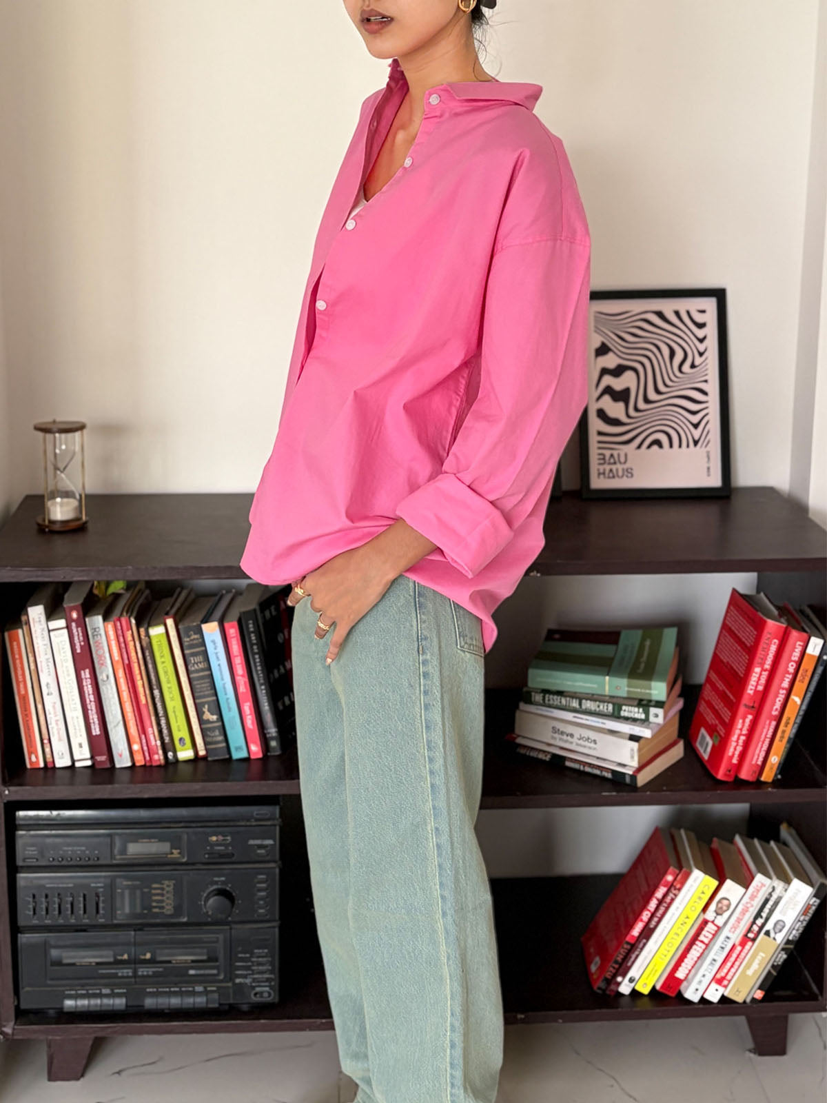 Cotton Candy Oversized Poplin Shirt