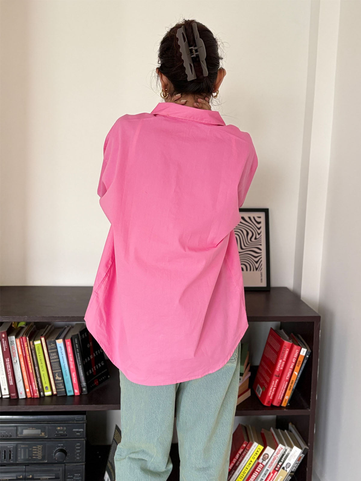 Cotton Candy Oversized Poplin Shirt