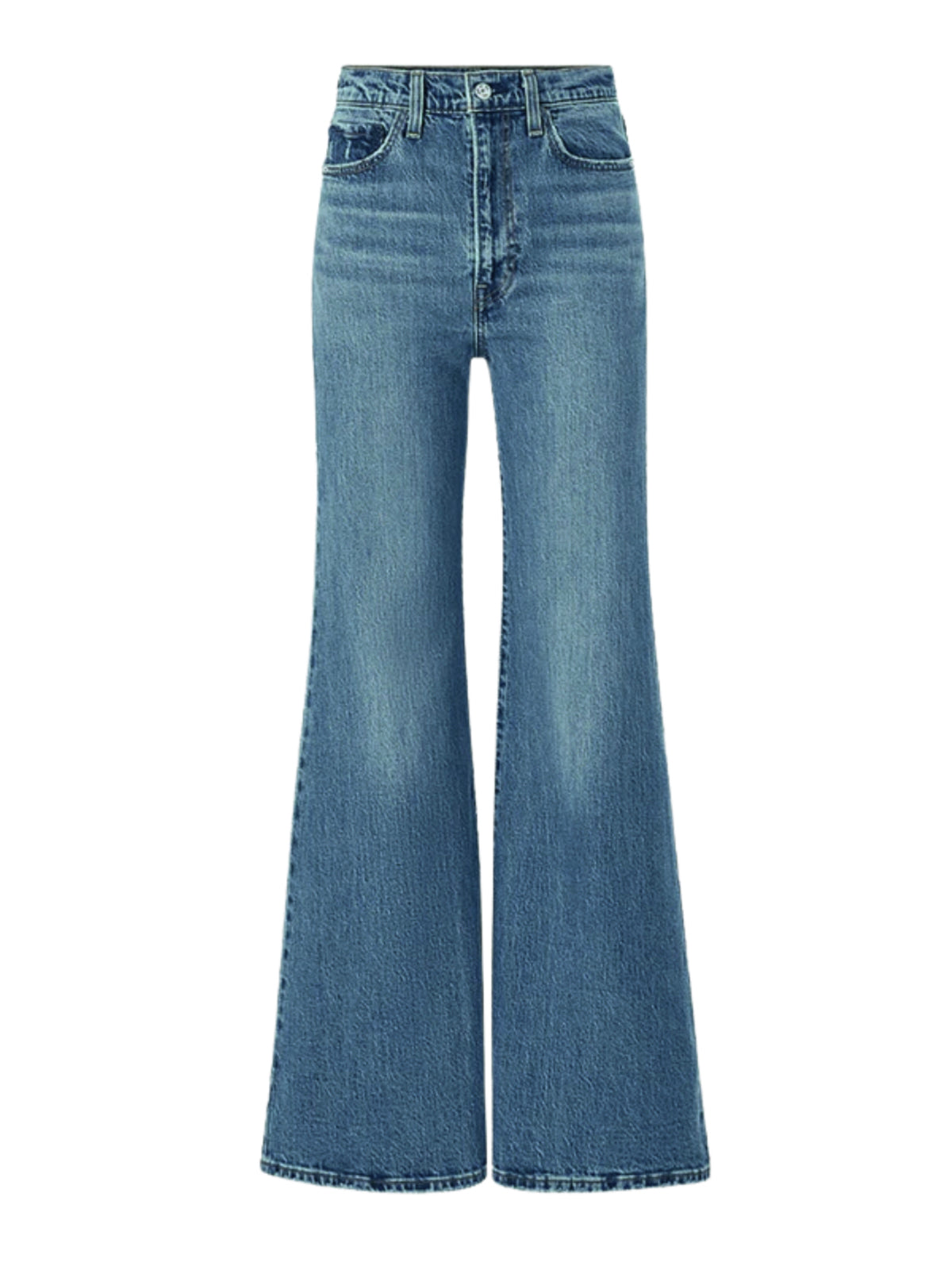 Premium Blue Vintage Washed Bootcut Jeans