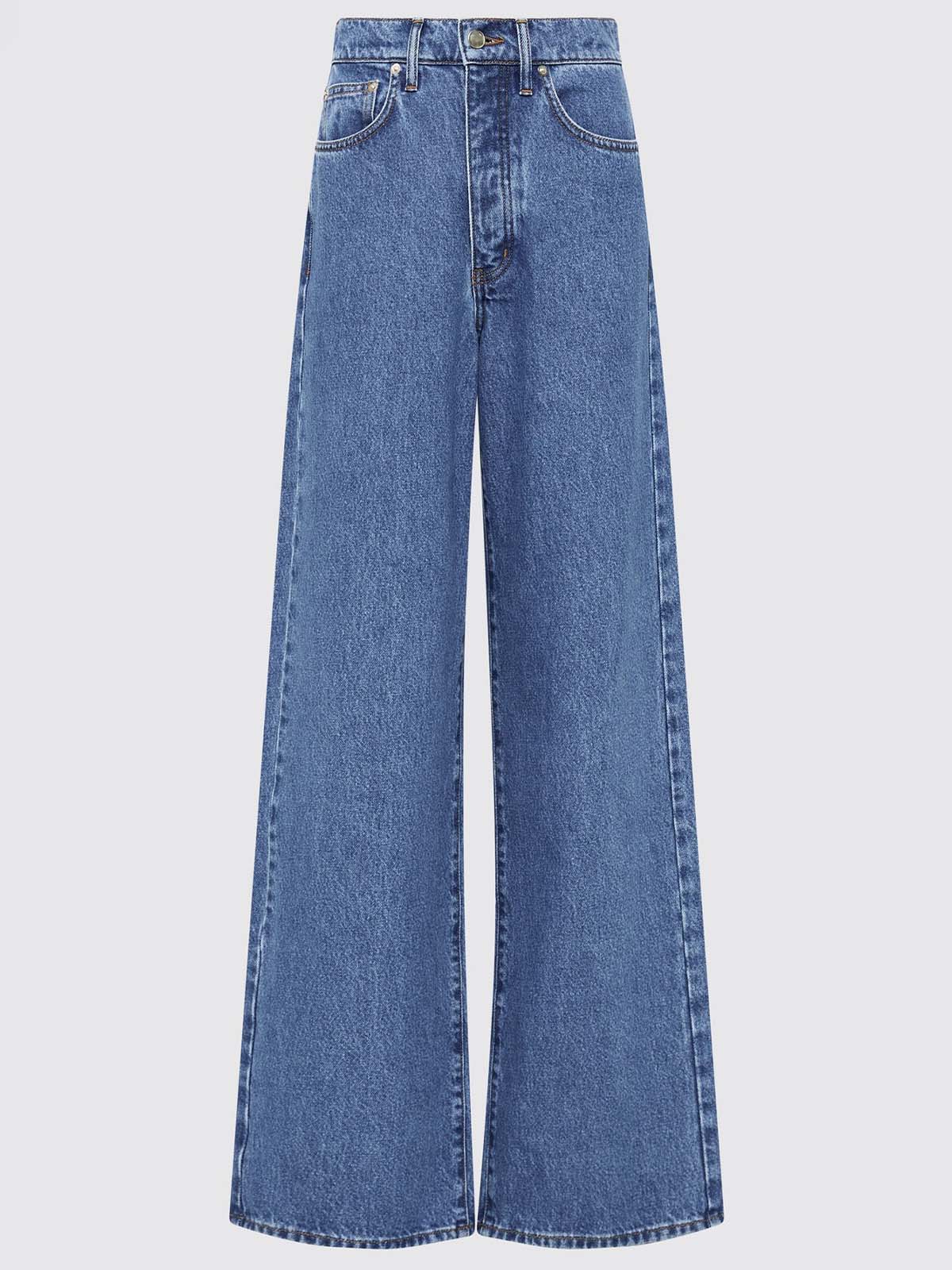 Ocean Blue Wide Leg Jeans
