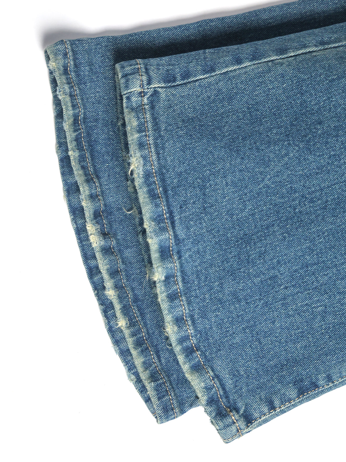 Premium Blue Vintage Washed Bootcut Jeans