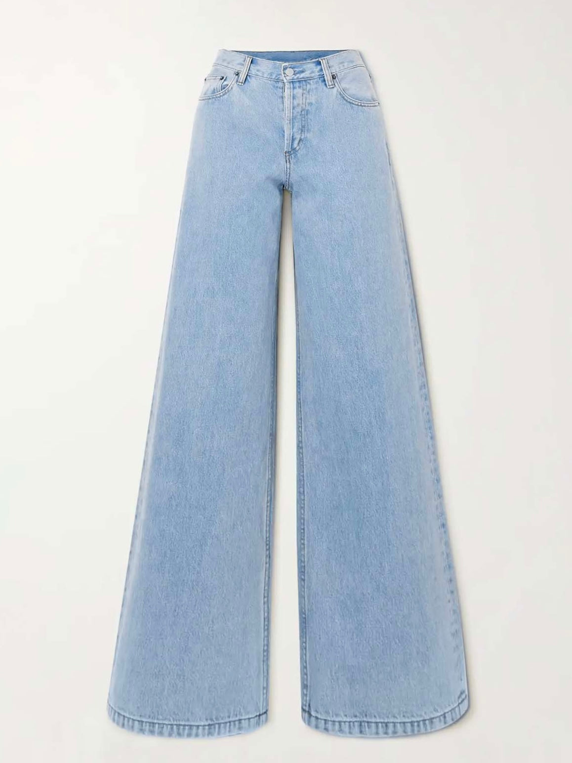 Light Blue Wide Leg Jeans