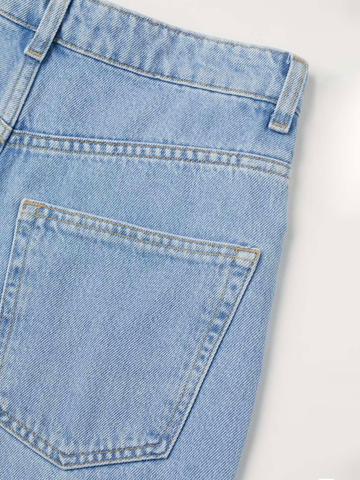 Light Blue Wide Leg Jeans