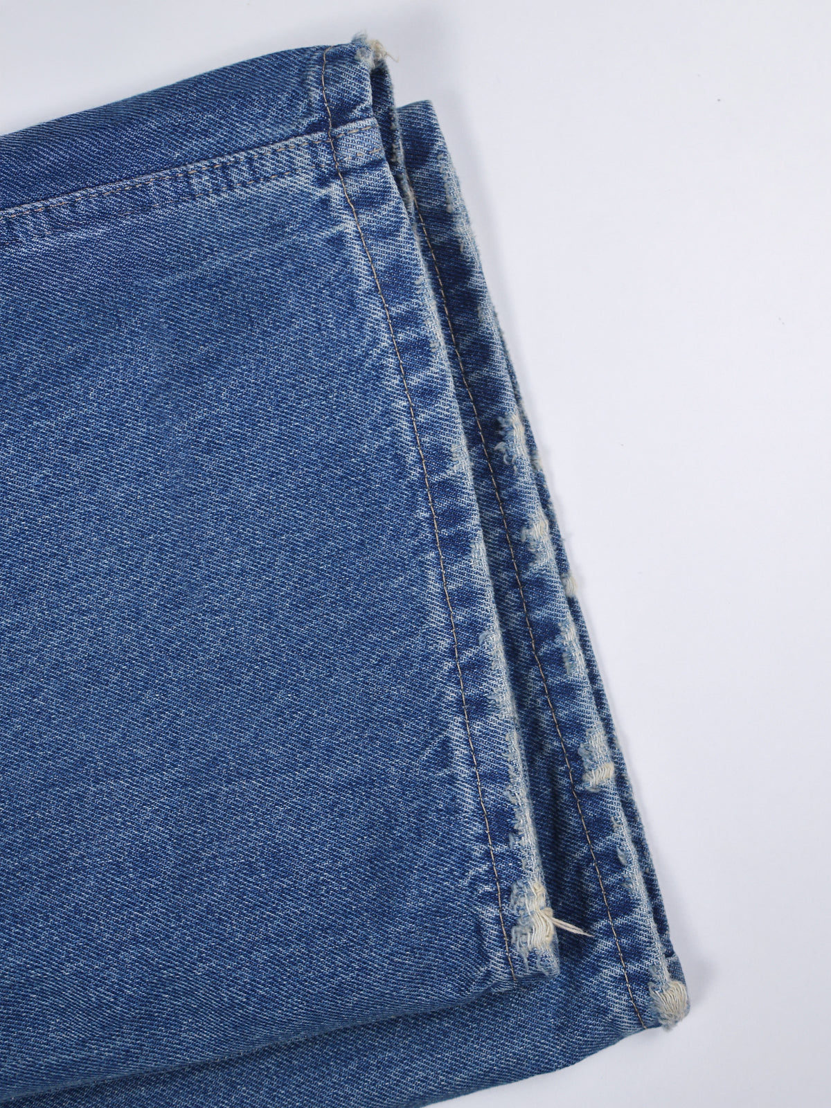 Airy Blue Washed Wide Leg Jeans