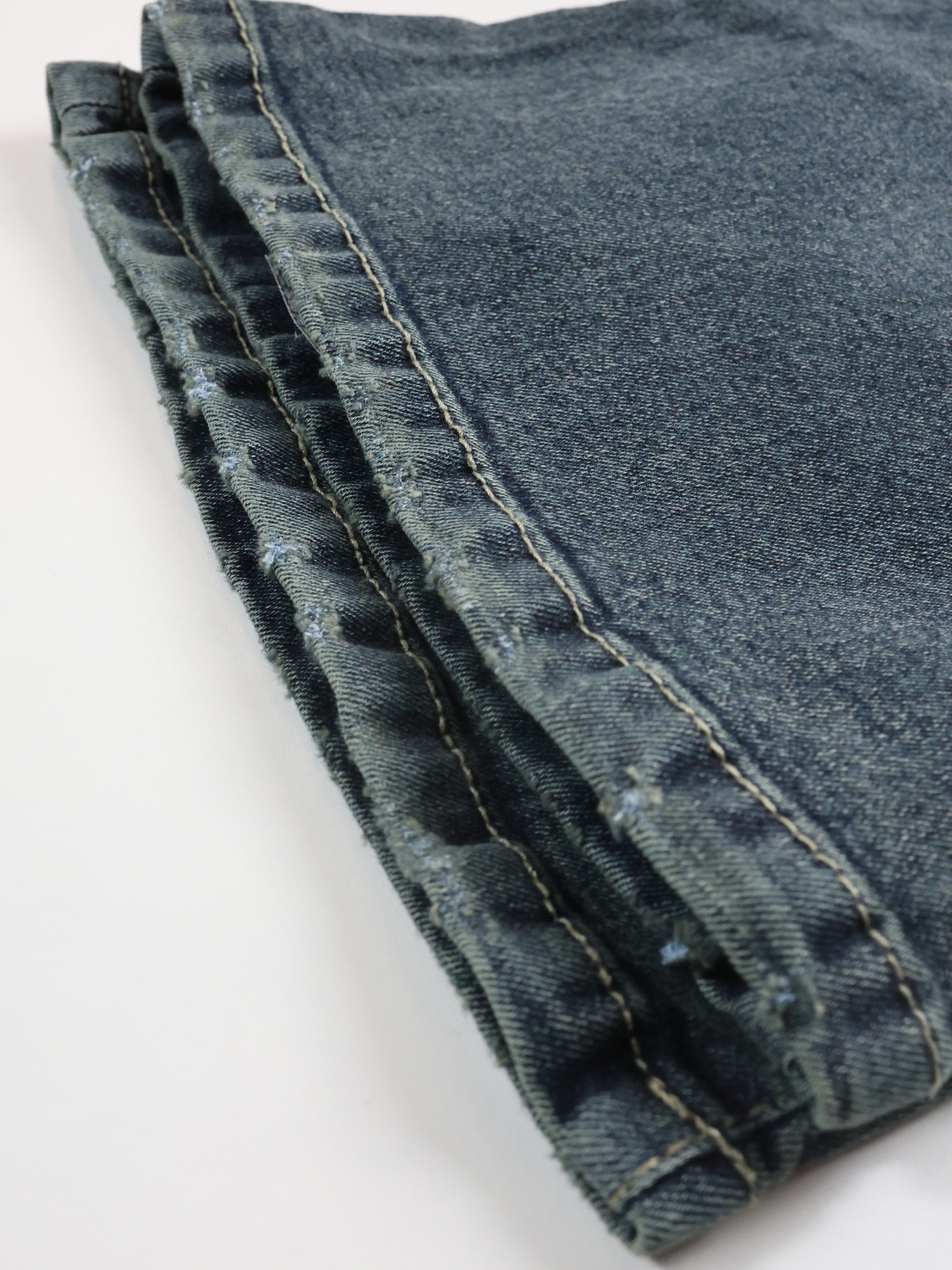 Twilight Green Tinted Y2K Bootcut Jeans
