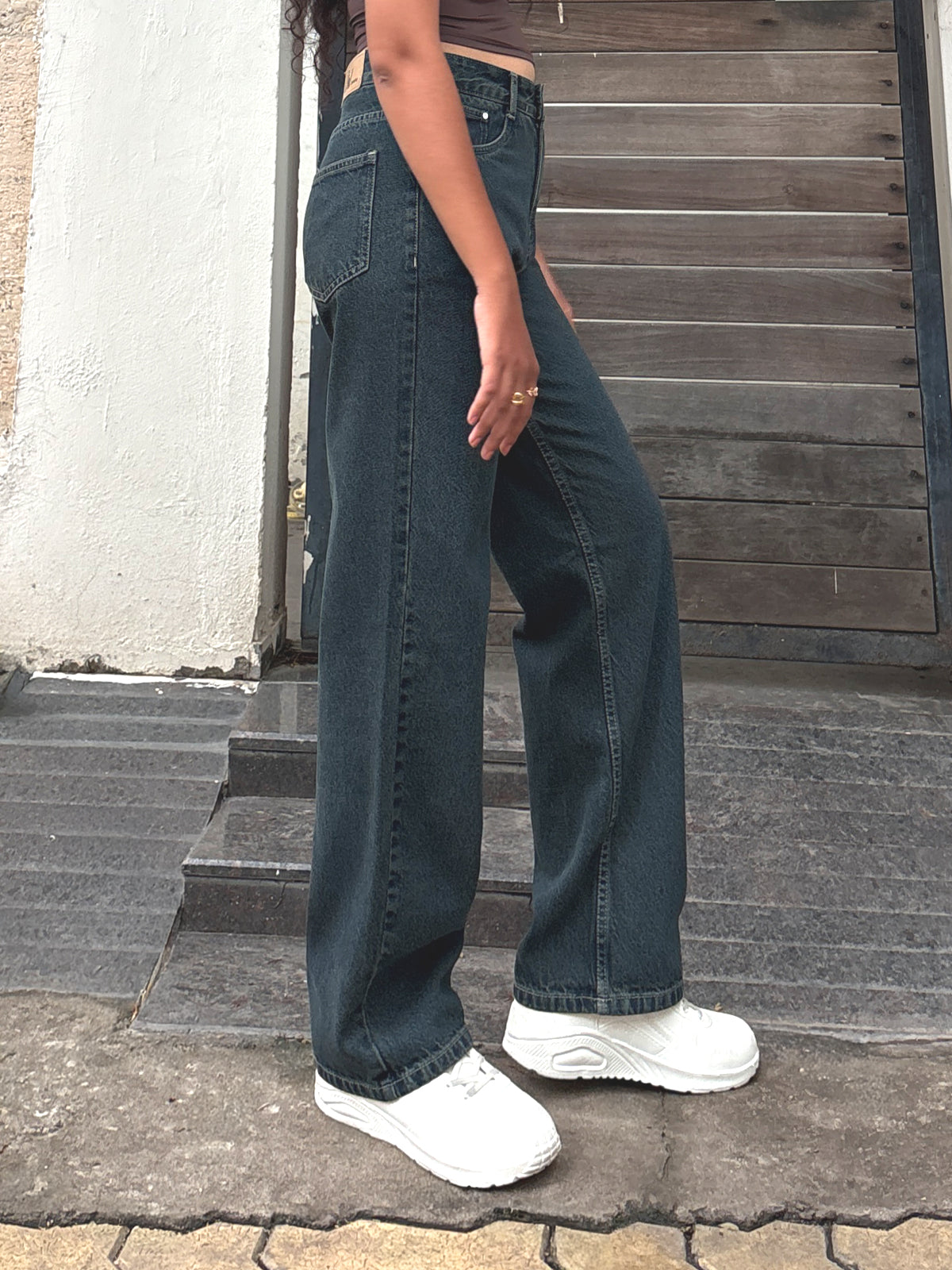 Vintage Rusty Blue Straight Fit Jeans