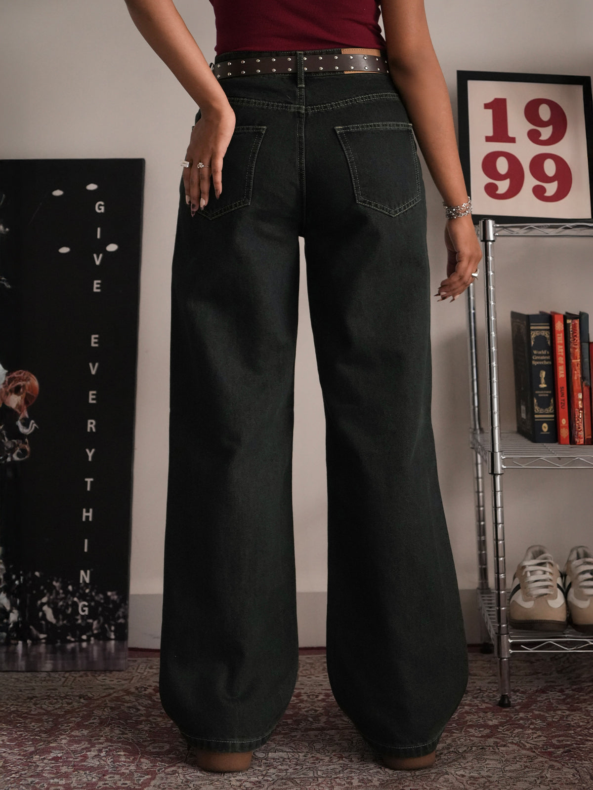 Vintage Rusty Blue Straight Leg Jeans