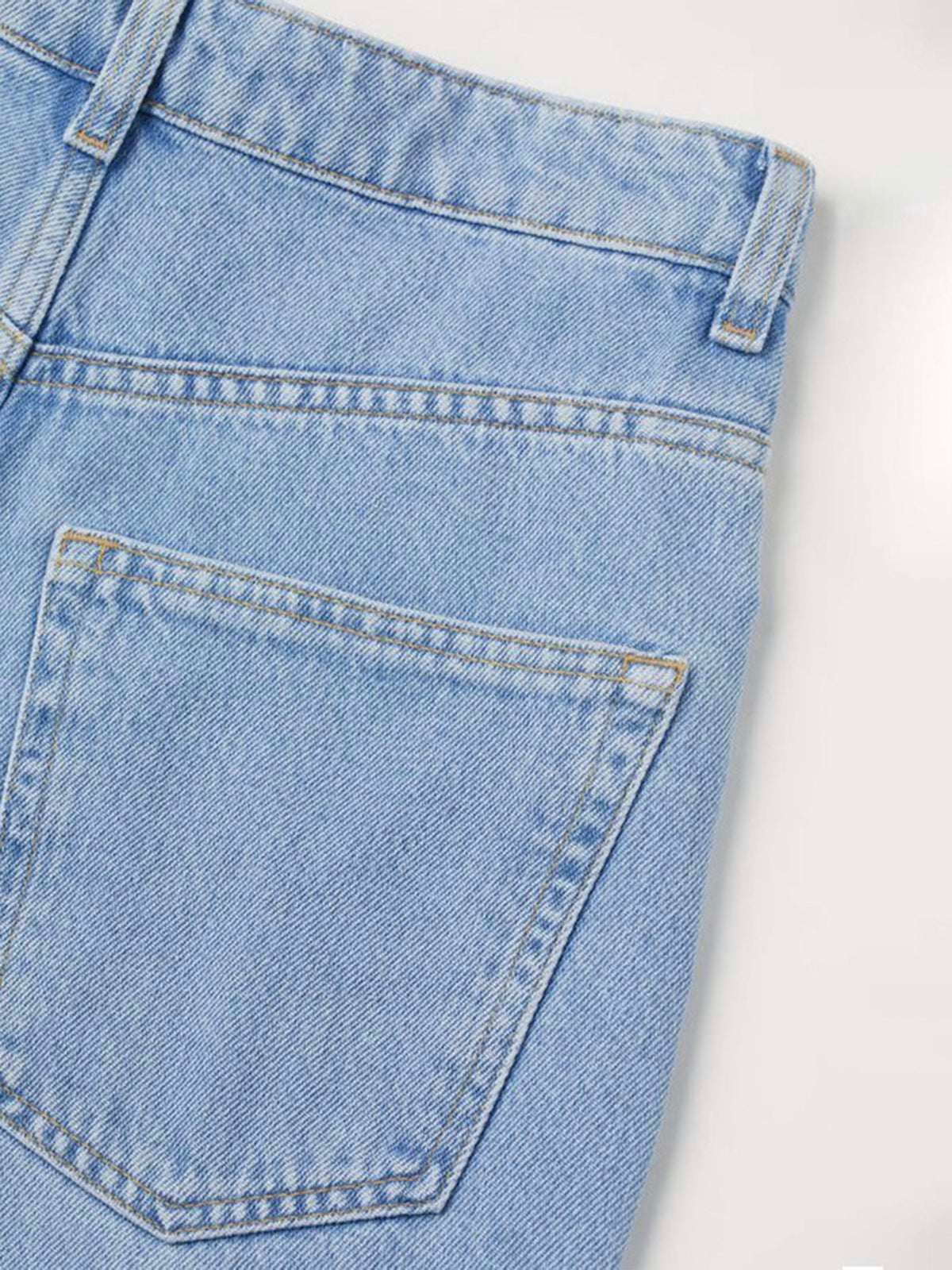 Light Blue Wide Leg Jeans