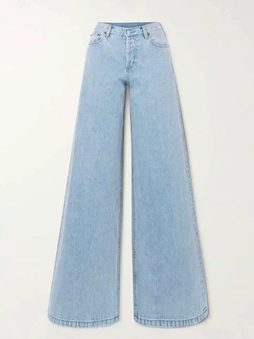 Light Blue Wide Leg Jeans