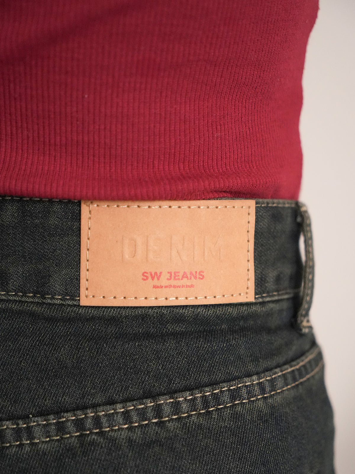 Vintage Rusty Blue Straight Leg Jeans