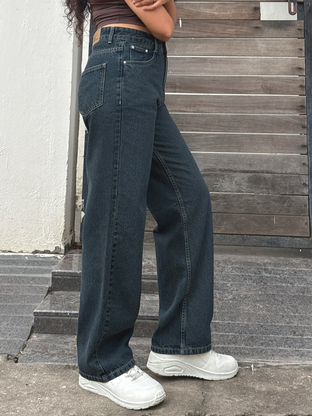 Vintage Rusty Blue Straight Fit Jeans