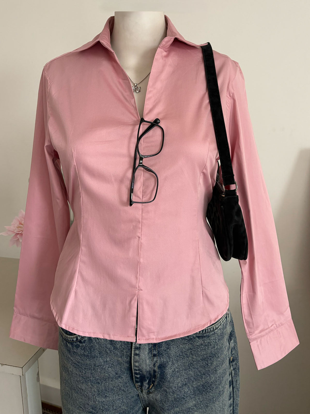 Cotton Candy Corset Fitted Shirt