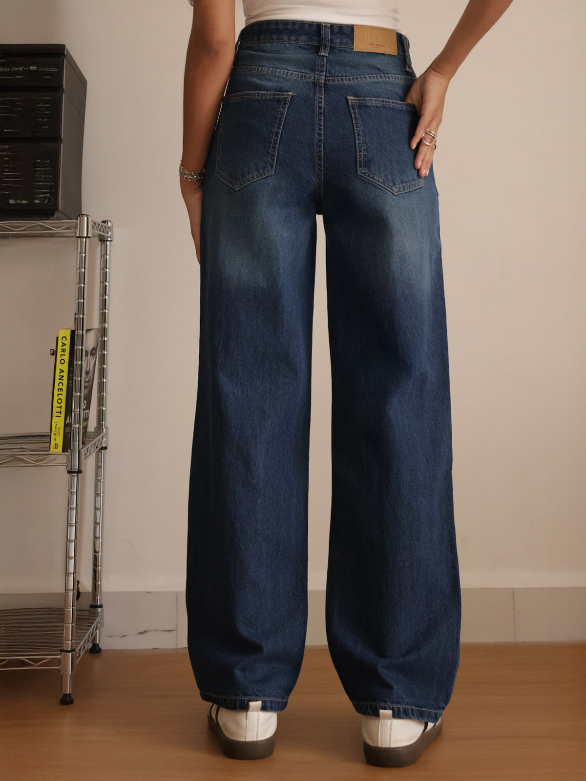 Dark Blue Straight Fit Jeans