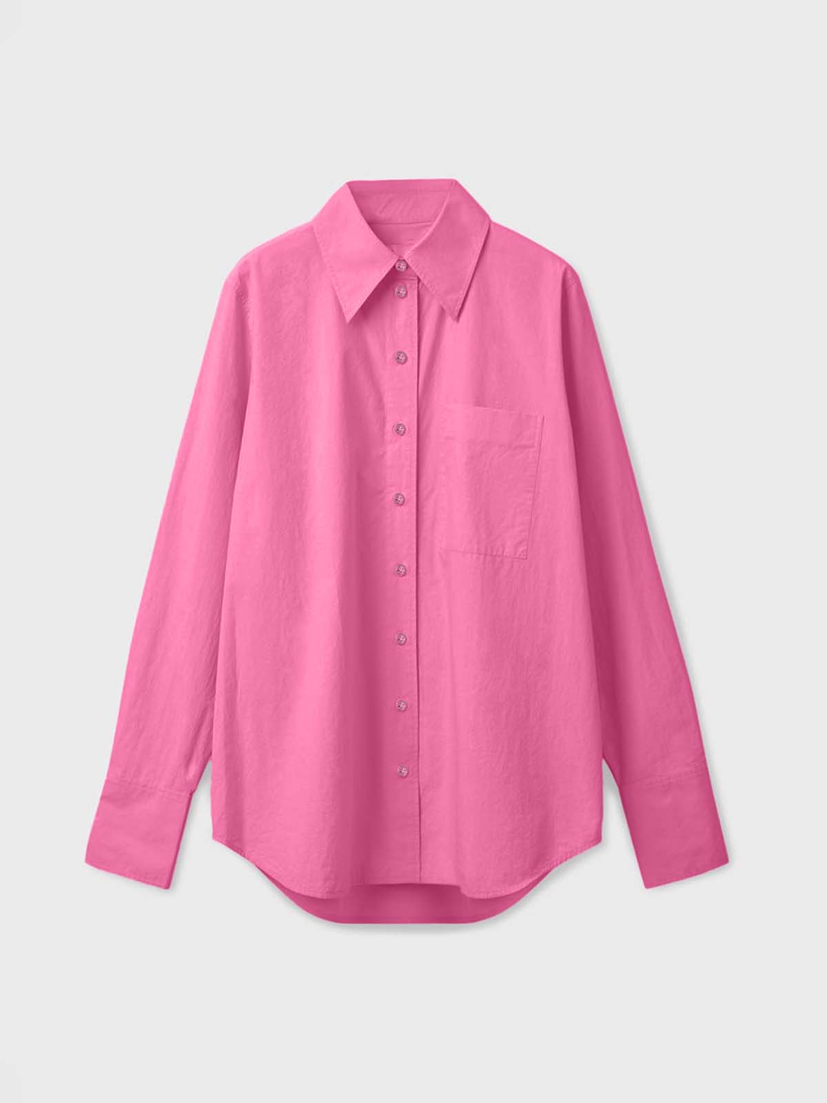 Hot Pink Drop Shoulder Shirt