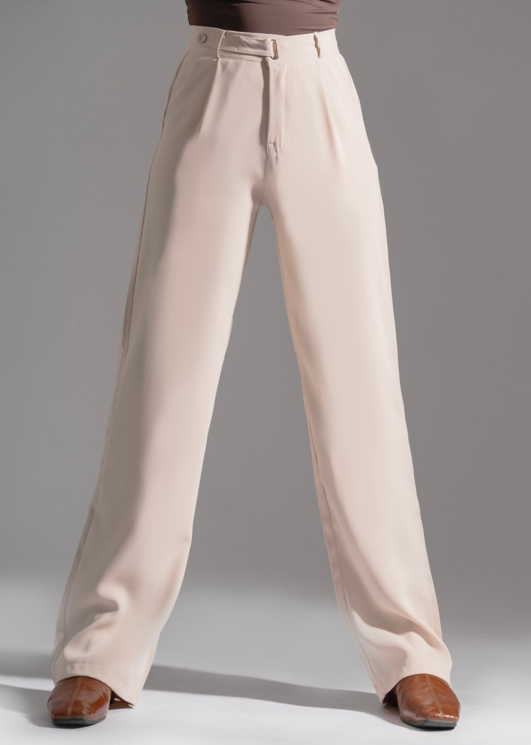 Luxe Beige Scarlett Korean Pants