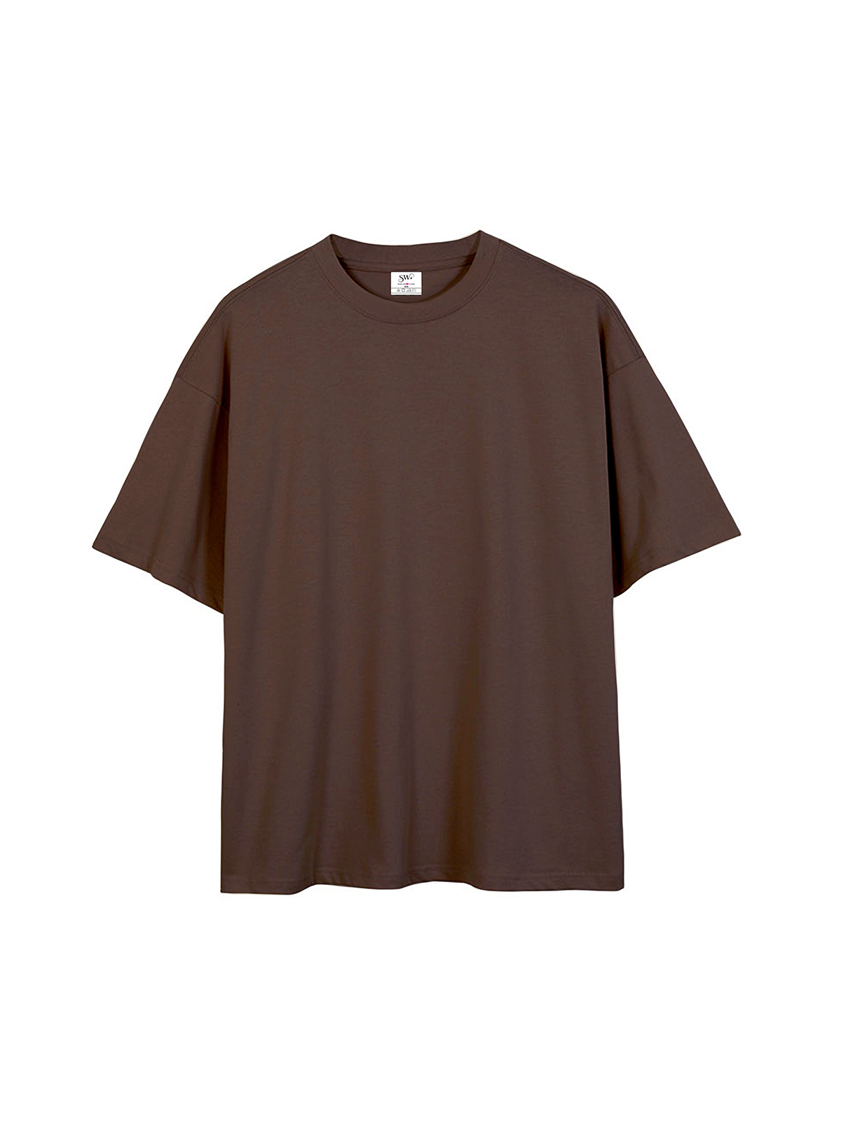 Neutral Combo Of Three Oversized Drop Shoulder  T-shirt