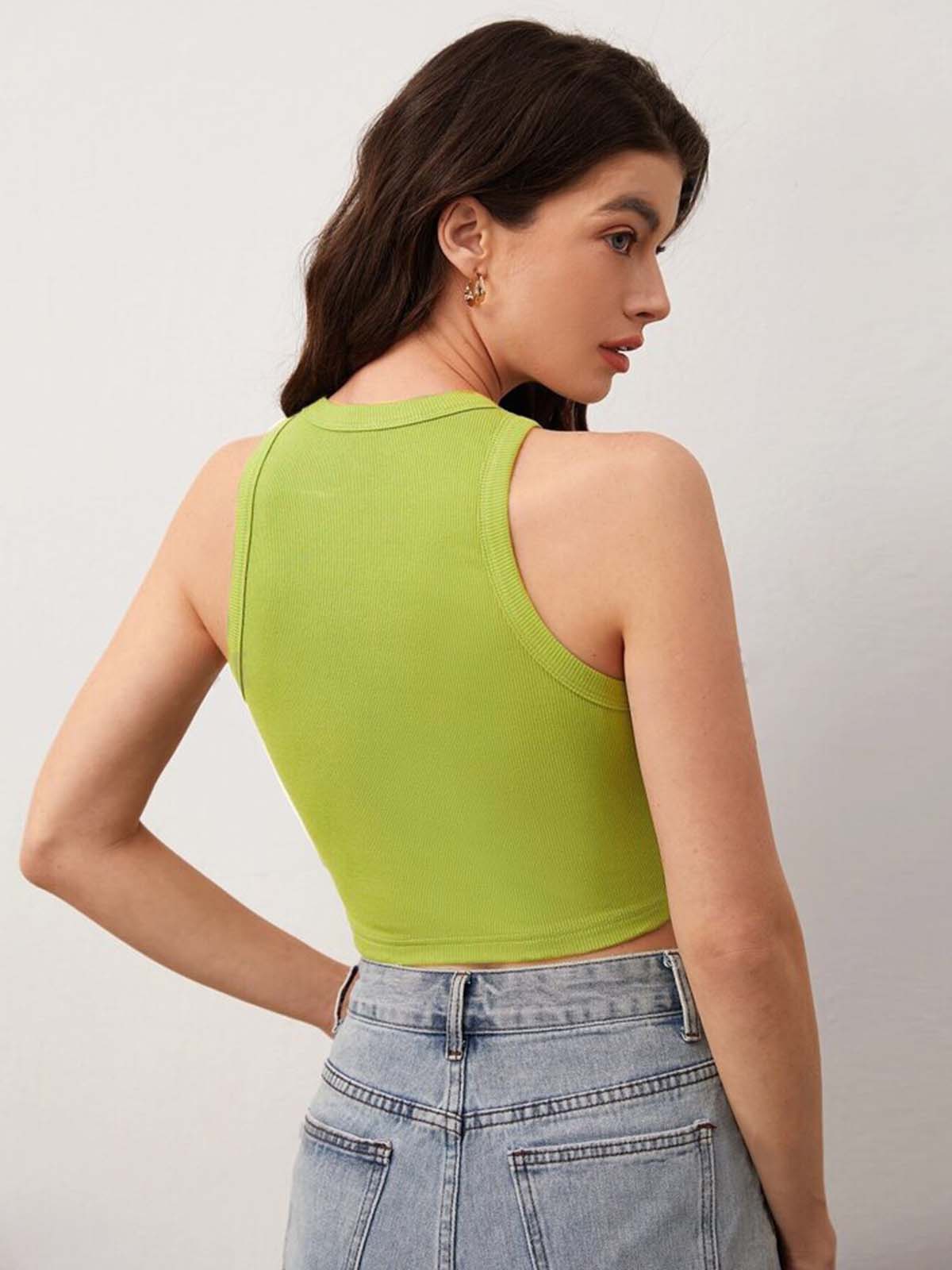 Lime Green Tank Top